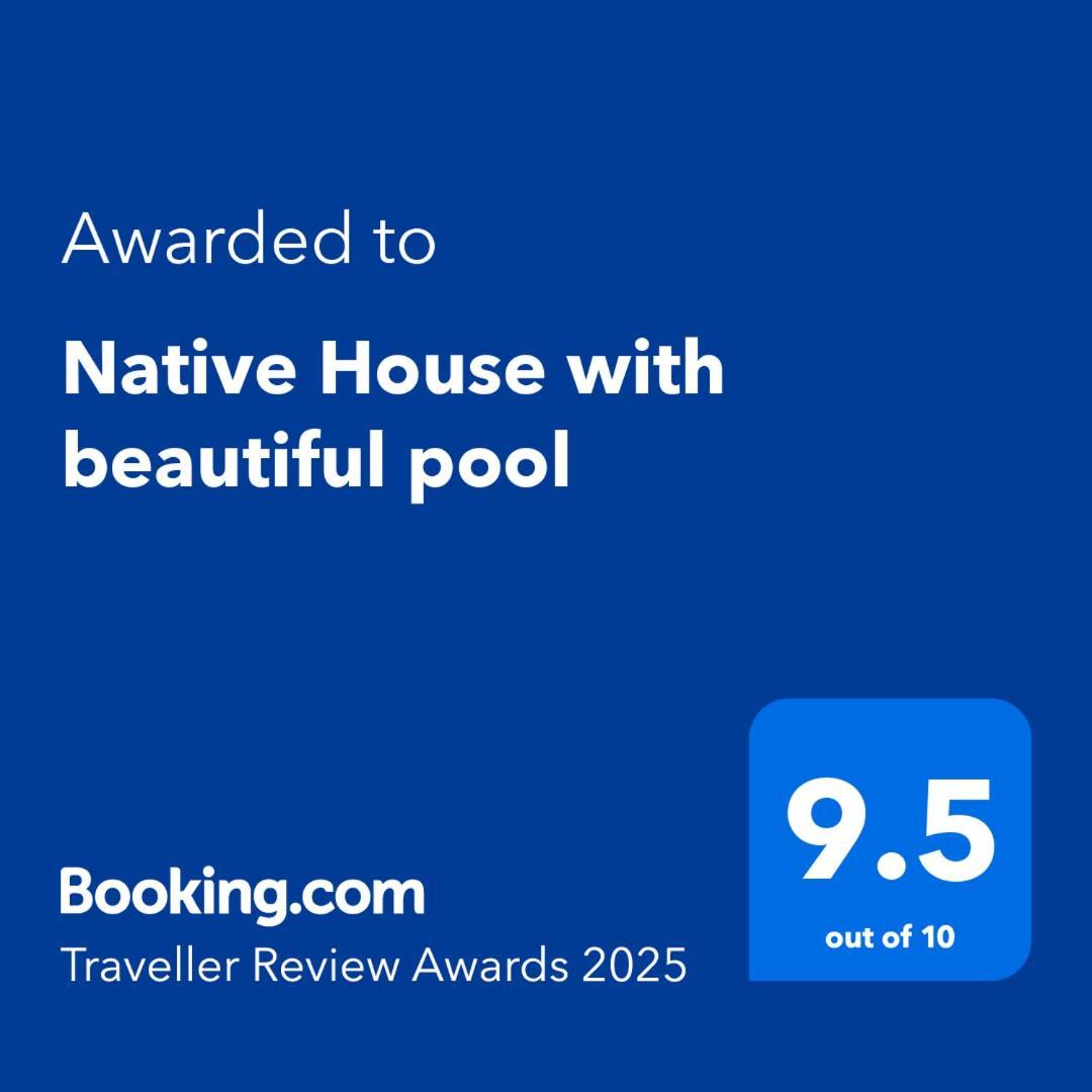 Native House With Beautiful Pool Villa Bagac Bagian luar foto